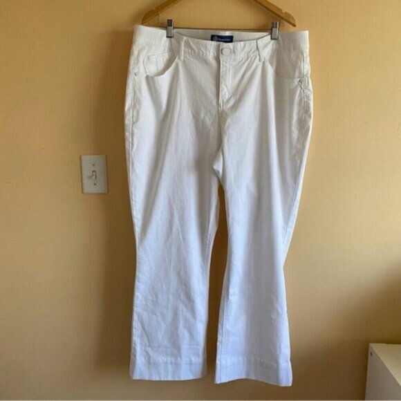 Democracy Ab Solution Jeans Womens 20W White Bootcut Mid Rise Slimming Tummy - Picture 15 of 15
